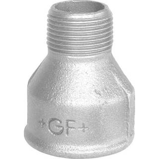 Spidsmuffe galvaniseret reduktion 1½" - 1¼" muffe-nippel