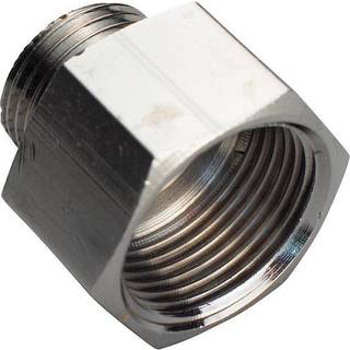 Spidsmuffe 3/4-1/2'' forkromet messing