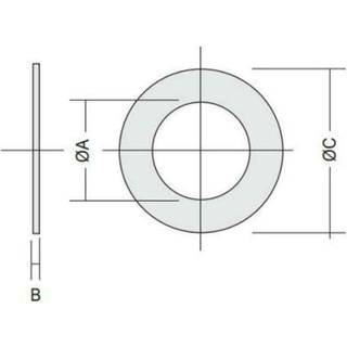 Kaminexperten loftkrave, Ø120 mm, sort
