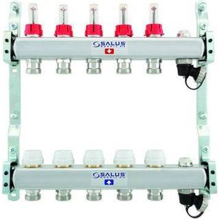 Salus Gulvvarmemanifold 10-kreds med flowmeter