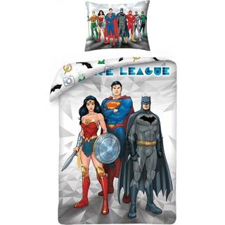 Justice League 2i1 Sengetøj - 100 procent bomuld
