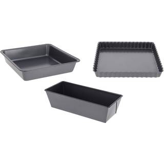 de Buyer Backset Kuchen & Tartes - 3-teilig - Schwarz