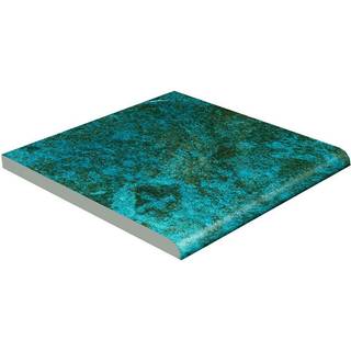 Bullnose Klinker Ocean Grön Matt 15x15 cm