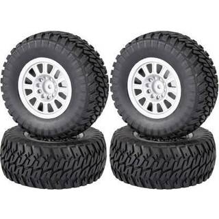 Reely 1:10 Buggy Komplette hjul Block-profil 12 eger