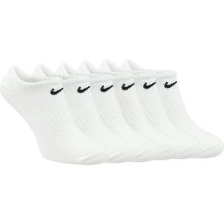 Nike 6-Pack No Show Sokker, White - 42 - 46
