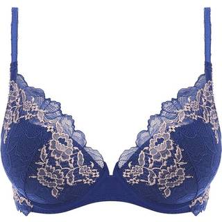 Wacoal Lace Perfection Plunge Push Up Bra - Black - A 80