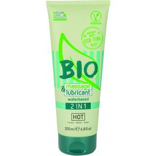 HOT Bio 2IN1 - vandbaseret glide- og massagegel (200ml)