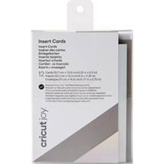 Cricut Joy indstikskort A2 12-pak (grå/holo)
