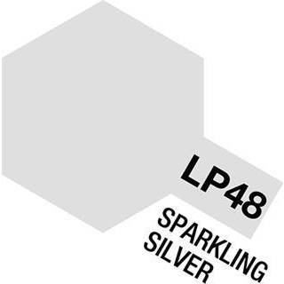 Tamiya Lacquer Paint LP-48 Sparkling Silver [Levering: 1-2 dage]