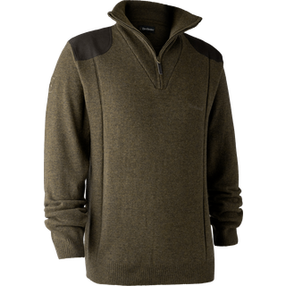 Deerhunter - Sheffield Strik Med Lynlås Hals Cypress Herre 3XL Ribejagtogfikseri.dk