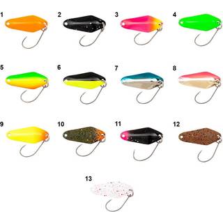 Berkley Area Game 2,8g Chisai Spoons Blink Orange Tip/Chartreuse/Gold