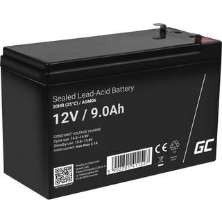 Green Cell AGM06 UPS batteri Blybatterier (VRLA) 12 V 9 At