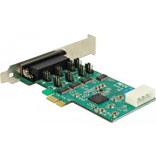 PCI Express Card 1x D-Sub44, 4x Seriell RS-232 ext