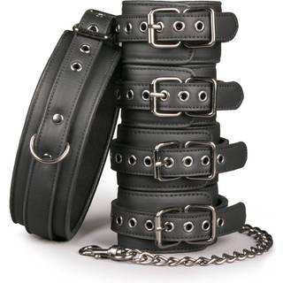 Easytoys Fetish Collection Fetish Set With Collar, Ankle and Wrist Cuffs
