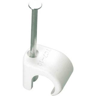 Clips Rund 10-14 Hvid Søm 30Mm Schneider Electric