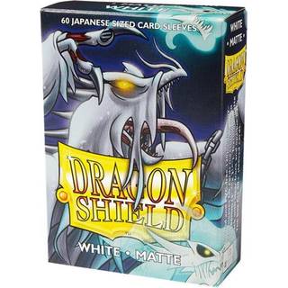 Dragon Shield Small Sleeves - Japanese Matte White (60 Sleeves)