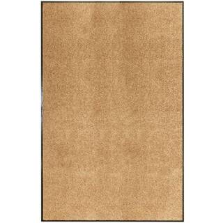 vaskbar dørmåtte 120x180 cm cremefarvet