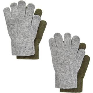 Celavi Military Olive Fingervanter Uld/nylon (2-pak)