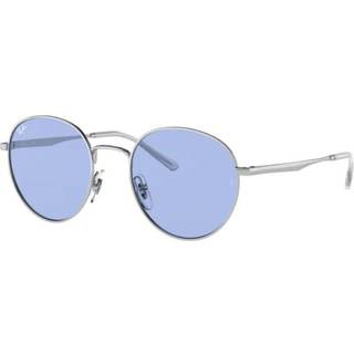 Ray - Ban Unisex RB3681 003/80 Solbriller Metal Sølv Blå Pantos Normal