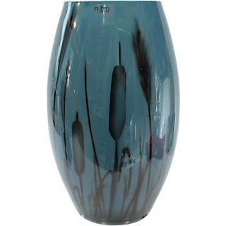 Kaveldun Vase Blå, H 20cm - Nybro
