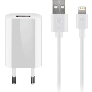 Goobay Apple Lightning USB oplader - 1A/5W - 1 m - Hvid