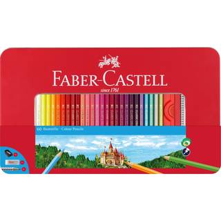 Faber Castell Classic - coloured pencil and pencil set - 62 pieces