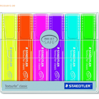 Staedtler Textsurfer Rainbow 4 ass/etui