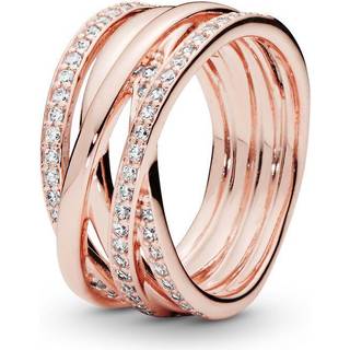 Pandora Ring - Funkelnde Bänder - 180919CZ - roségold