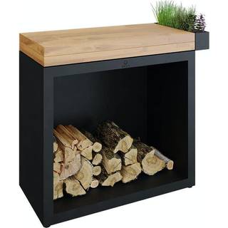 OFYR Butcher Block Storage 90 Corten Teak Wood
