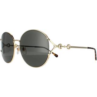 Gucci GG1017SK Asian Fit 001 58 Solbriller Kvinder Guld - Shiny Gold - 58mm