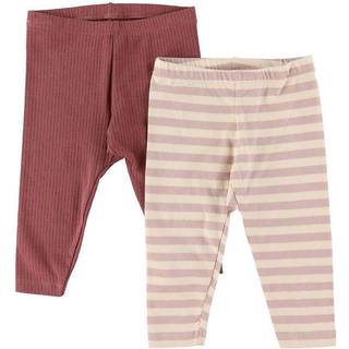 Minymo Leggings 2-pak, Violet Ice, 56