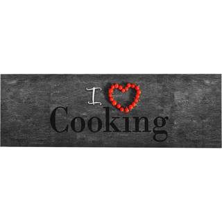 vaskbar køkkenmåtte 60x300 cm cooking-print