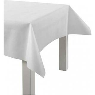 Elegant Hvid Dug af Imiteret Stof - 10m x 125cm