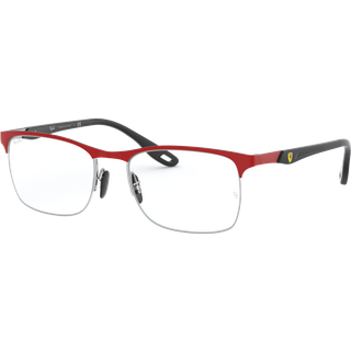 Ray - Ban Mand RX8416M SCUDERIA FERRARI COLLECTION F045 Optiske stel Metal Rød Transparent Firkantet Normal