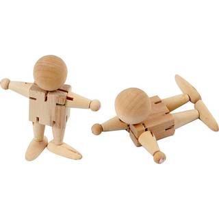 Bevægelsesvenlige Elastikfigurer - 5 stk. 8 cm