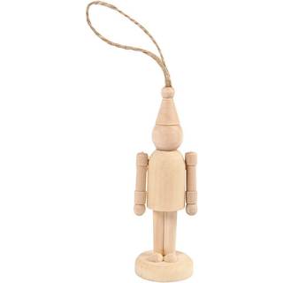 Elegant Figur i Lyst Træ - 9 cm Højde