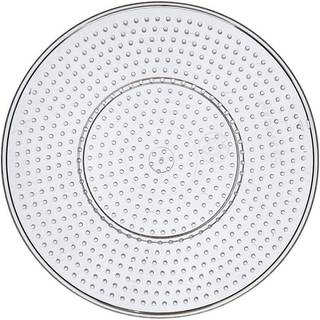 Stor Rund Perleplade 15 cm - 10 stk. klar