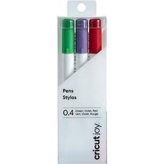 Cricut Joy Infusible Ink penne med tynde spidser 3-pak (grøn, violet, rød)