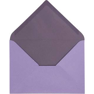 Elegant Mørk Lilla Kuvert 11,5x16 cm - 10 stk.