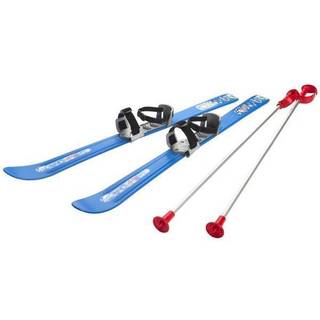 Ski til Børn 90 cm med skistave, Blå