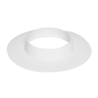 Faluplast 50000 Dækplade delelig, med krave, hvid 130 x 50 mm