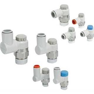 SMC Pneumatik Ventil drøvle/kontra banjo 1/8-1/4 npt