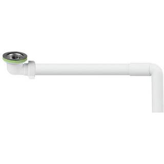 Faluplast 70810 Badekar afløb 120 x 835 mm, DN32, med vinkelventil
