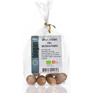 Biogan Muskatnød hel Ø - 30 g.