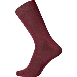 Mørkerøde Egtved Twin Sock Uldstrømper Str. 40-45