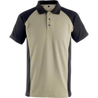 MASCOT UNIQUE Bottrop poloshirt, lys kaki/sort - 2XL