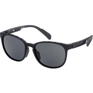 Adidas Sport Mand SP0036 02A Solbriller Plast Sort-opaque Grå Rund Polariseret