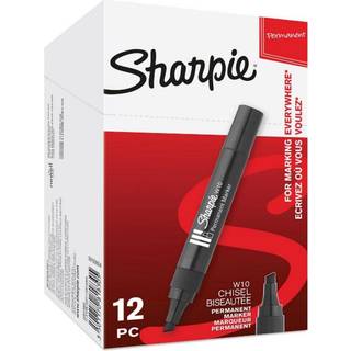 Sharpie W10 permanent marker 1,5-5mm sort
