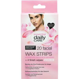 Sence Essential daily Care Hair Removal Wax Strips Sensitive Skinface 30 stk