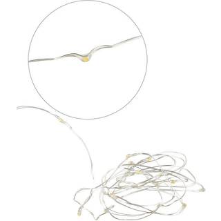 Villa Collection Lyskæde Batteri Diamond Decor 20 LED Med Timer